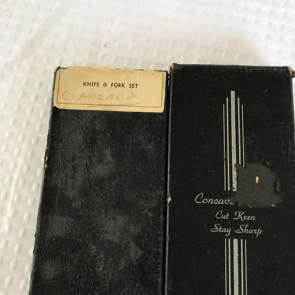 Vintage Lady Hibbard 2 Piece Hostess Carving Set Style 128S